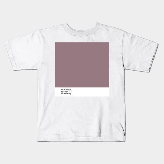 pantone 17-1605 TCX Elderberry Kids T-Shirt by princessmi-com